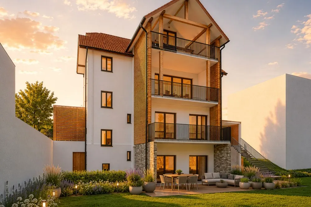 KITZIMMO-Exklusiv-Sanierte Altbau-Gartenmaisonette in Seenähe - Immobilien Gmunden.