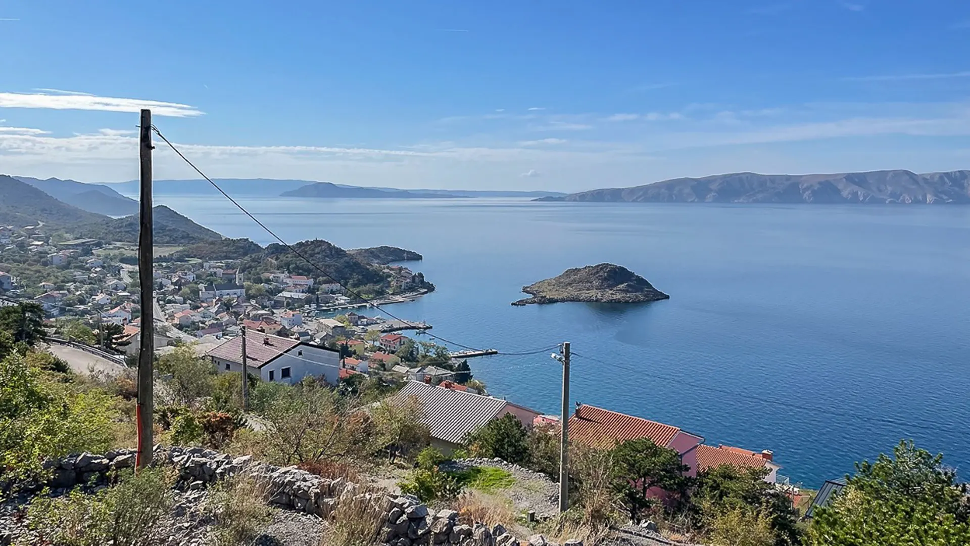 KITZIMMO-Grundstück mit Meerblick & Baugenehmigung für ein Apartmenthaus - Immobilien Kroatien.