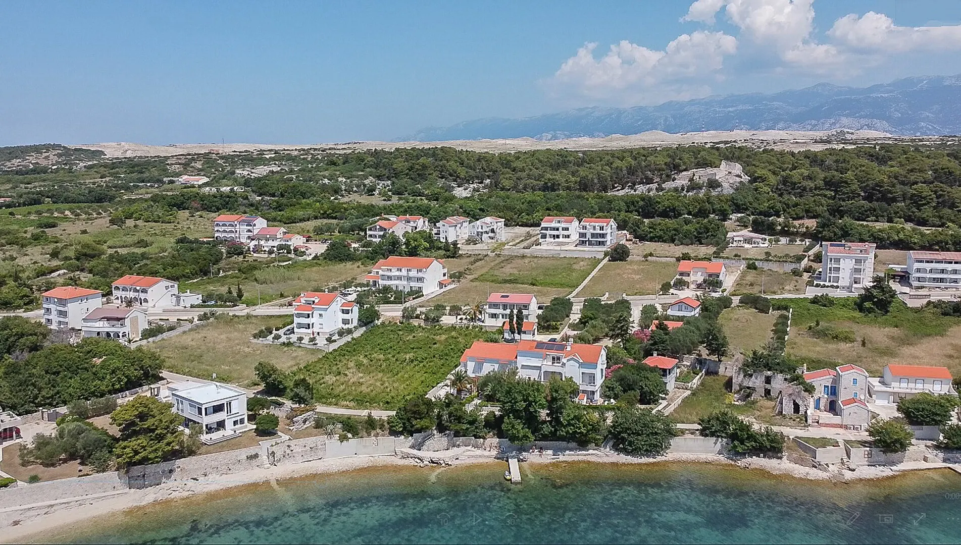 KITZIMMO-Grundstück mit Meerblick & Baugenehmigung für ein Apartmenthaus - Immobilien Kroatien.