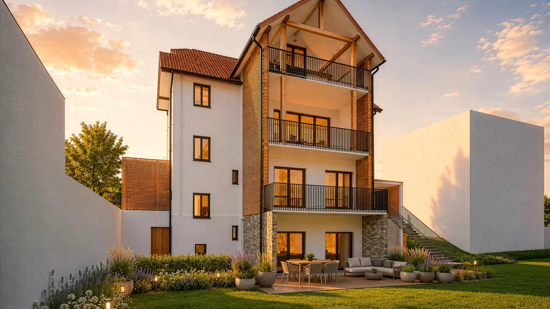 KITZIMMO-Exklusiv-Sanierte Altbau-Gartenmaisonette in Seenähe - Immobilien Gmunden.